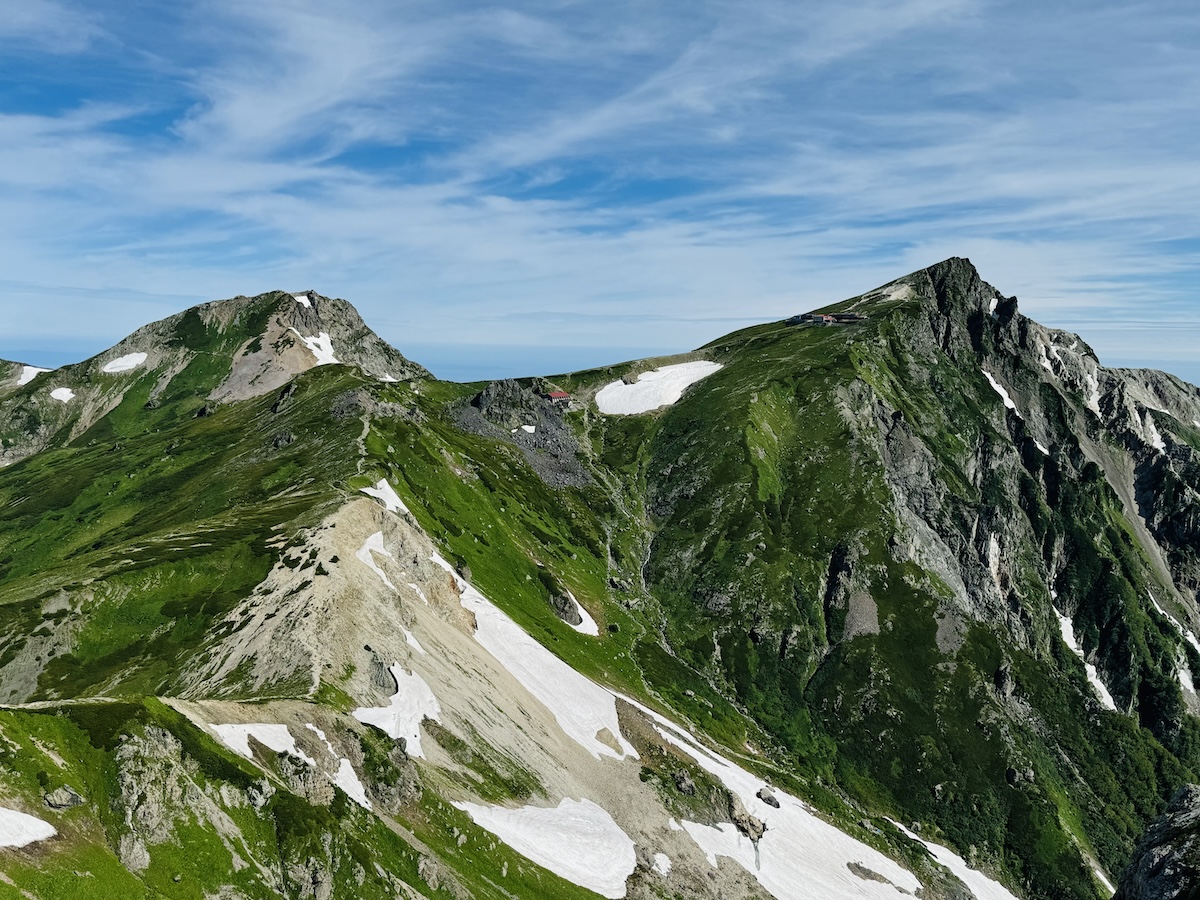 白馬岳、杓子岳、白馬鑓ヶ岳（蓮華温泉から日帰り登山）