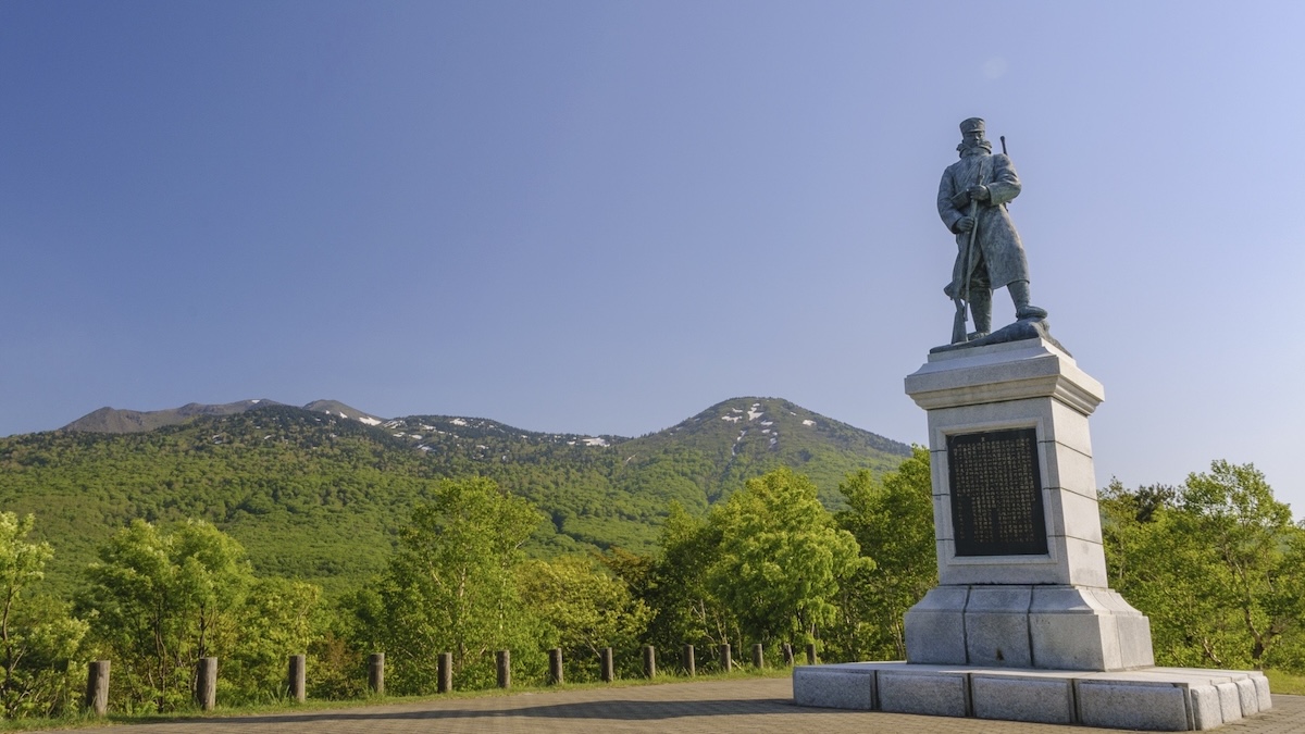 百名山・八甲田山日帰り登山日記（八甲田山雪中行軍遭難事件後藤伍長の像）