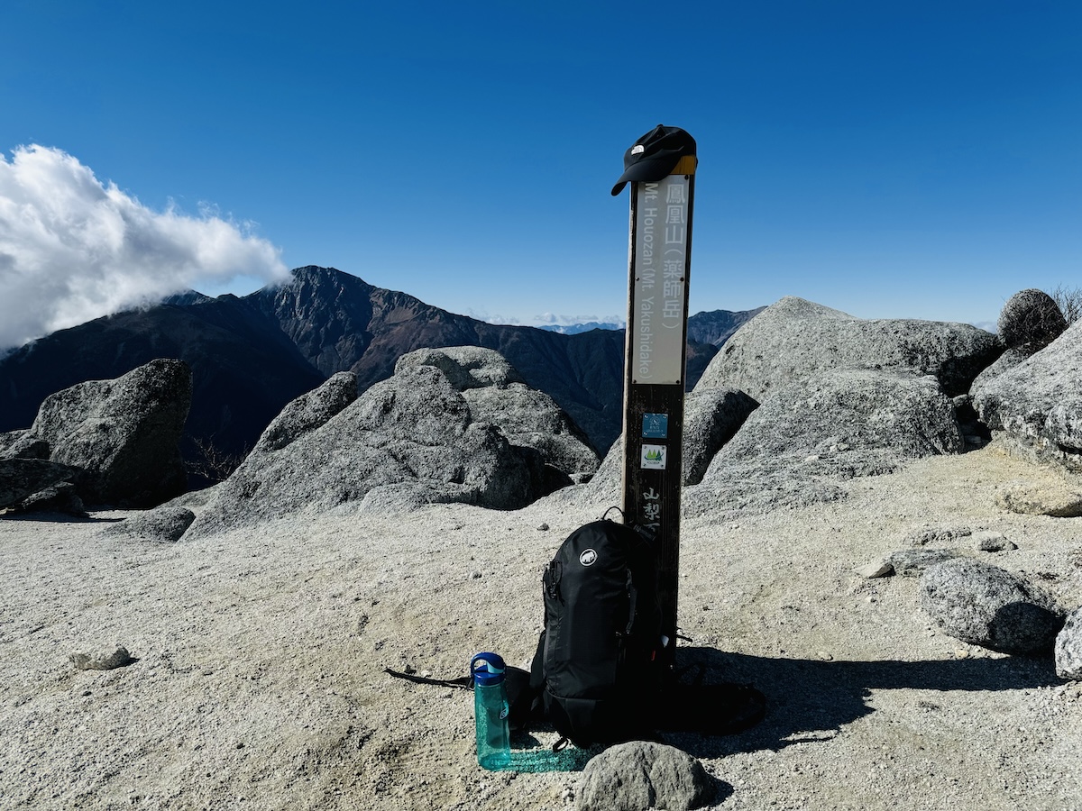 百名山・鳳凰山日帰り登山日記（青木鉱泉周回、登りドンドコ沢、下り中道）