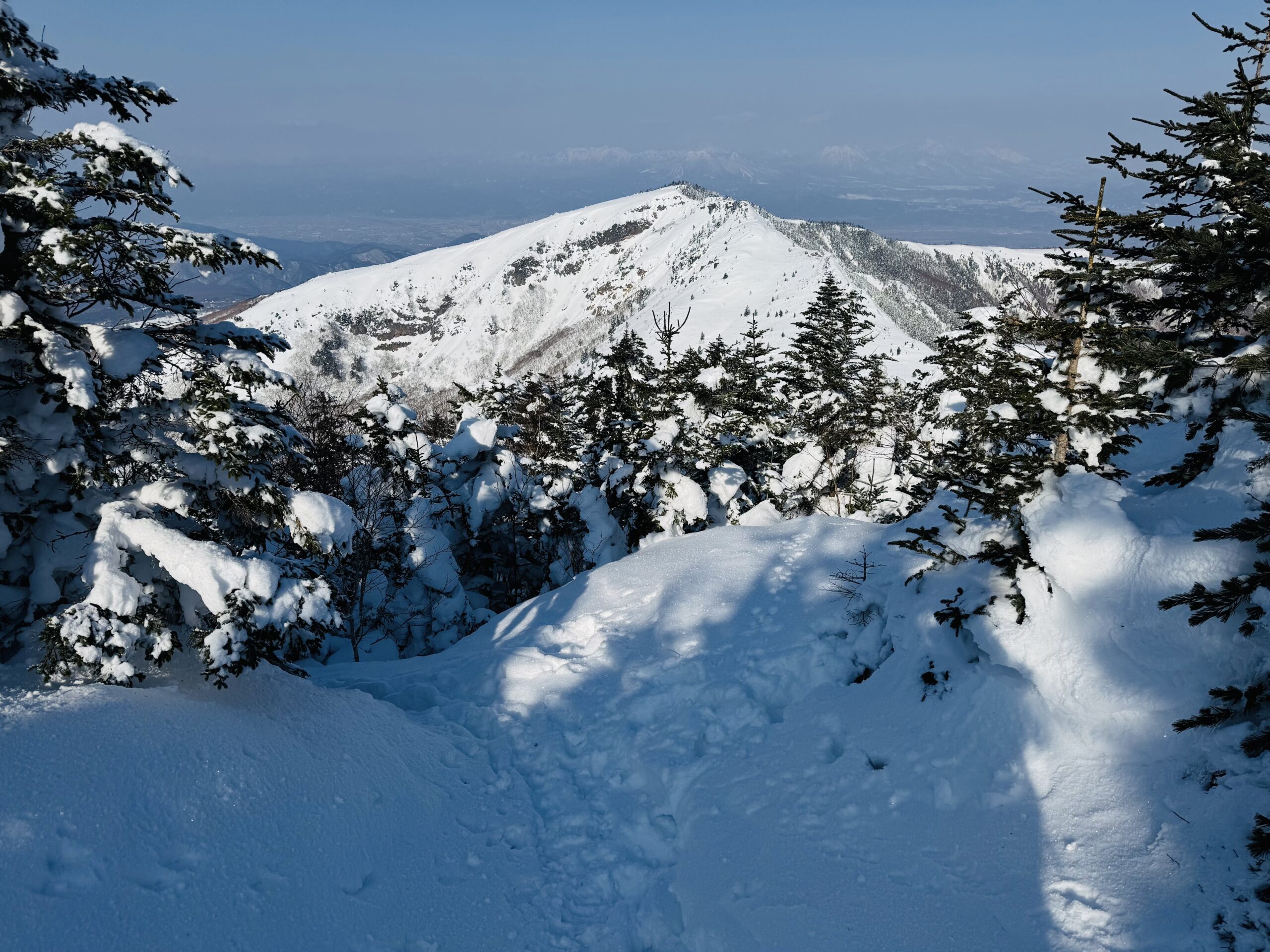 百名山・四阿山日帰り登山 2025.1.23