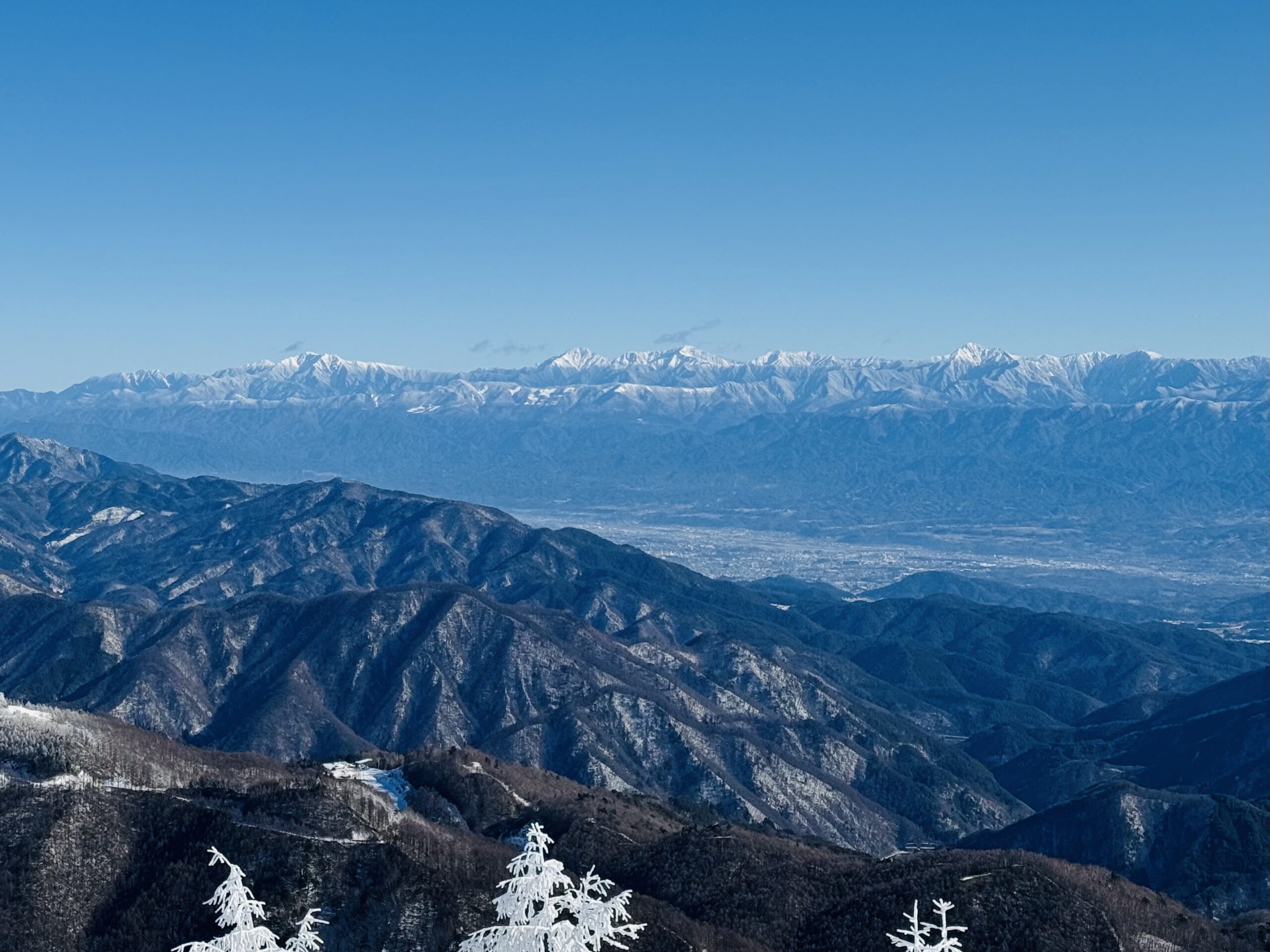 【百名山・恵那山】快晴×雪山！広河原ルートからワカンで日帰り登山 2025.1.11