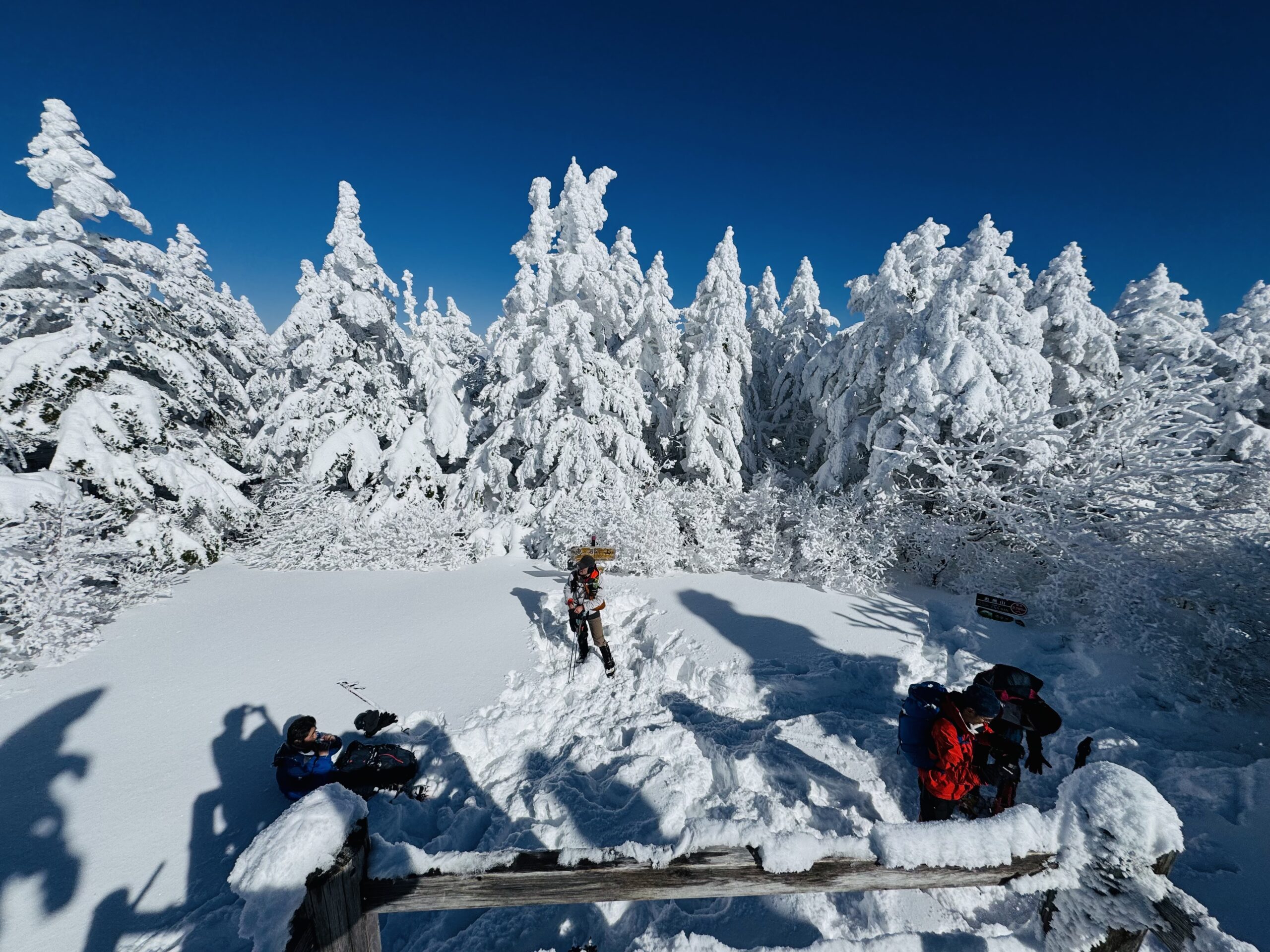 【百名山・恵那山】快晴×雪山！広河原ルートからワカンで日帰り登山 2025.1.11